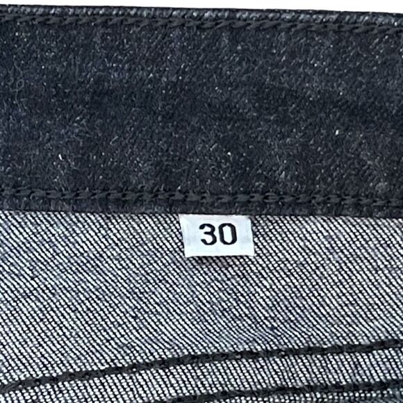 Sandrine Rose By Free People Dark Black Frayed Denim Jeans for Women NWT - Picture 9 of 16